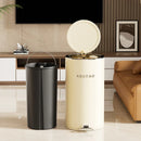Axyaa Metal Dual Bucket 20L Sealed Step Trash Can for Kitchen Bathroom Bedroom