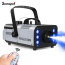 Axyaa 1200W RGB LED Fog Machine Haze Generator Remote Controlled DJ Disco Party