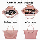 Axyaa LongChamp Handbag Cosmetic Bag Organizer Makeup Pouch Insert Liner