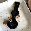 Axyaa Kawaii Ceramic Soup Spoon - Hand Painted, Solid Color, Pretty Design