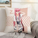 Axyaa Darling in the FranXX Sofa Pillow Covers 45*45 Living Room Decor