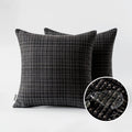 Axyaa 45x45cm Christmas Red Waterproof Pillowcase Farmhouse Cushion Covers
