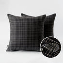 Axyaa 45x45cm Christmas Red Waterproof Pillowcase Farmhouse Cushion Covers