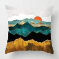 Axyaa Nordic Moon Metal Painting Pillowcase for Home Sofa Decor - 40*40 & 60*60
