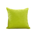 Axyaa Velvet Corduroy Pillow Cover 45x45cm: Super-Soft Striped Sofa Cushion for Romantic Home Decor
