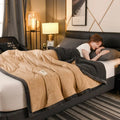 Axyaa Plush Triple-Layered Warm Blanket for Autumn/Winter