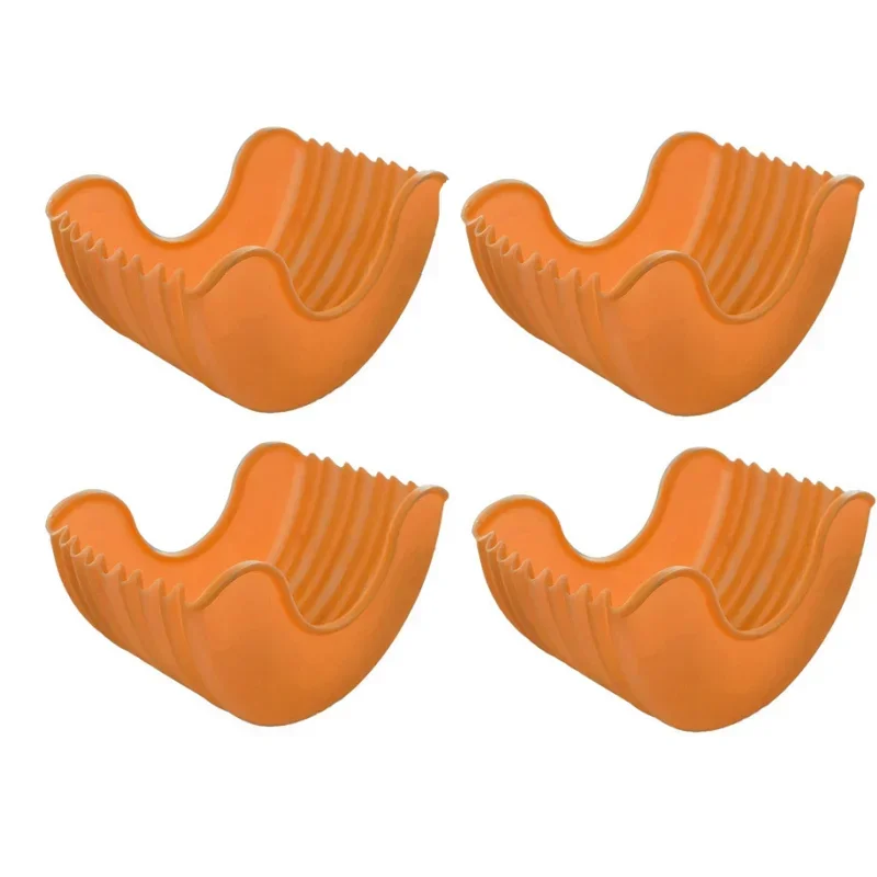 Silicone Burger Tray: Reusable Sandwich Holder by Axyaa for Kitchen Storage