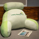 Axyaa Ice Peas Bedside Cushion Soft Waist Pillow Big Backrest - 18 Word Limit