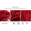 Axyaa Soft Nordic Knit Throw Blanket with Tassels for Sofa Bed & Office