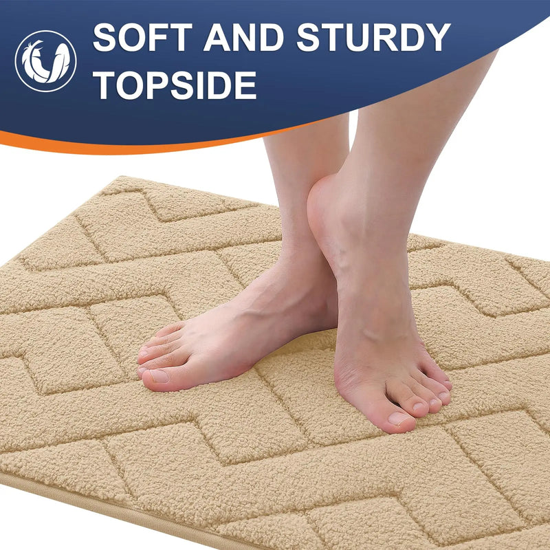 Axyaa Non-Slip Floor Protector Doormat 80X100 Dirt Resistant Soft Kitchen Rug