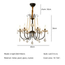 Axyaa Crystal LED Chandelier: Luxurious Lighting for Living Room with E14 LEDs