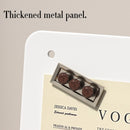 Axyaa Metal Magnetic Bulletin Board for Home Display Souvenirs, Photos & Notes