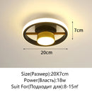 Axyaa Modern LED Balcony Ceiling Light for Home Corridor Porch Nordic Wind Style