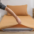 Axyaa 360° Zipper Mattress Protector Cover for Single/Double Beds - 90/150cm