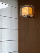 Axyaa Bauhaus Glass Wall Lamp for Coffee Shop, Hotel, Bedroom - High-End Bedside Lighting