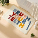 Axyaa Microfiber Non-Slip Kids Bathroom Rug - Water Absorbent, Cute Design