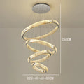 Axyaa Nordic Stair Chandelier Pendant Light for Living Room & Dining Room