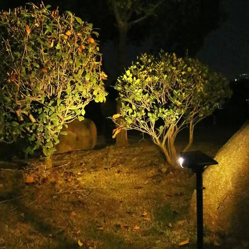 Axyaa Solar Spotlight 53LED Landscape Wall Light IP65 Waterproof Outdoor Lighting