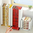 Axyaa Kitchen Instant Noodle & Tissue Storage Box: Multi-functional Desktop Shelf