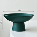 Axyaa Minimalist Ceramic Vase with Artificial Flowers for Modern Home Decor