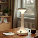 Axyaa LED Touch Sensor Table Lamp for Night Light Reading, Wireless Rechargeable