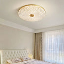 Axyaa Light Luxury LED Round Acrylic Ceiling Lamp for Bedroom Living Room