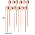 Axyaa Rose Gold Stainless Steel Cutlery Set - 12 Pieces