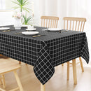 Axyaa Waterproof Tablecloth - Stain Resistant Dining Room & Outdoor Table Cover