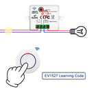 Axyaa Wireless Light Switch Mini Round Button Remote Control LED Lamp