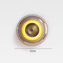 Axyaa Retro Glass Wall Lamp | Nordic Designer Circular Light Fixture | Living Room Decor