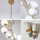 Axyaa LED Pendant Chandelier for Modern Home Decor and Indoor Lighting