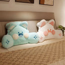 Axyaa Meow Cushion Bedhead Backrest Pillow - Large Bedroom Backrest Cushion