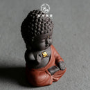 Axya Ceramic Buddha Tea Pet for Tea Tray, Handcrafted Tea Ceremony Ornament