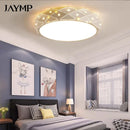 Axyaa LED Ceiling Light: Remote Dimmable Modern Chandelier for Bedroom, Living Room & Hallway