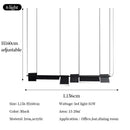 Axyaa Modern Chinese Zen LED Pendant Light for Bar Living Room Studio.