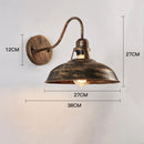 Axyaa Industrial Iron Wall Lamp for Home Decor, Restaurant, Cafe - Retro Loft Style