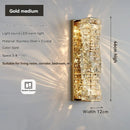 Axyaa Nordic Crystal LED Ceiling Chandelier - Luxury Gold Chrome Lighting for Home Décor