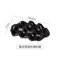 Axyaa Retro Home Personalized Ceramic Egg Tray Tray with Creative Aesthetics