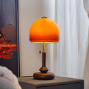 Axyaa Glass Desk Lamp, Retro American Style, Bedroom Headboard Decor, Creative Gift