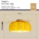 Axyaa Nordic Pumpkin Chandelier & Table Lamps Set for Modern Living Room Décor