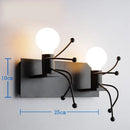 Axyaa LED Wall Lamp Iron Aluminum Body Warm White CCT 220V Modern Minimalist Style