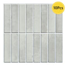 Axyaa 3D Tile Sticker Self-adhesive Wall Panel for Kitchen Backsplash