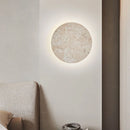 Axyaa Natural Stone Round Wall Lamp 3000K Sconce Lighting