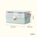 Axyaa Nail Polish Organizer - Lockable Container for Art, Crafts, Cosmetics, and More