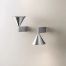 Axyaa Conical Geometric Wall Lamp: High-end Minimalist Design for Bedroom, Aisle; New Designer Style