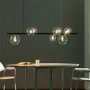 Axyaa Glass Bubble LED Chandelier, Modern Home Decor Lighting