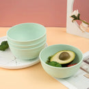 Axyaa Light Green Cereal Bowl Set for Dining, Desserts, and Camping