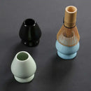 Axyaa Matcha Whisk Holder Stand & Bowl Set - Japanese Style Tea Ceremony Accessories