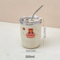 Axyaa Double Wall Insulated Steel Coffee Mug with Straw - Leak Proof Tumbler