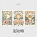 Retro Celestial Flower & Plant Art Prints by Axyaa for Home & Office Décor